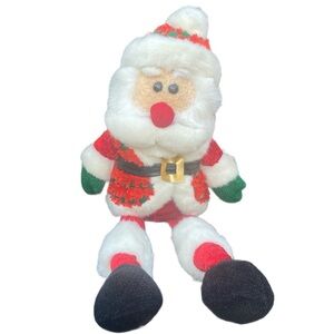 Vintage Santa Claus Plush Fiesta 10”‎ Cuddle Xmas BB Pal
